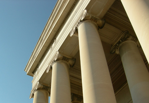 Courthouse columns